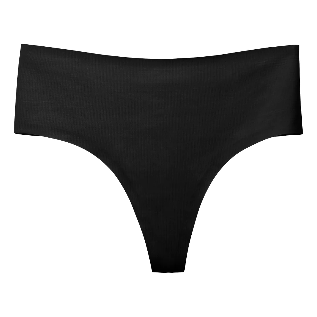 Black Highwaisted Thong - Image 4
