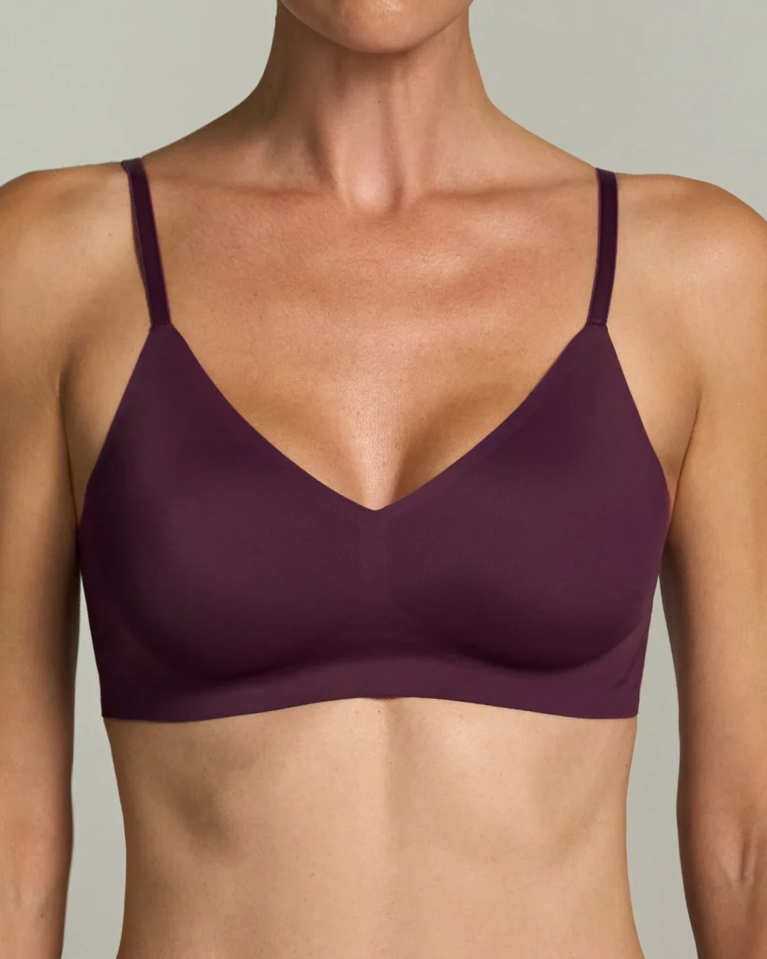 Bordeaux Snake Sheer Bralette and Merlot Relief Bra Bundle - Image 4