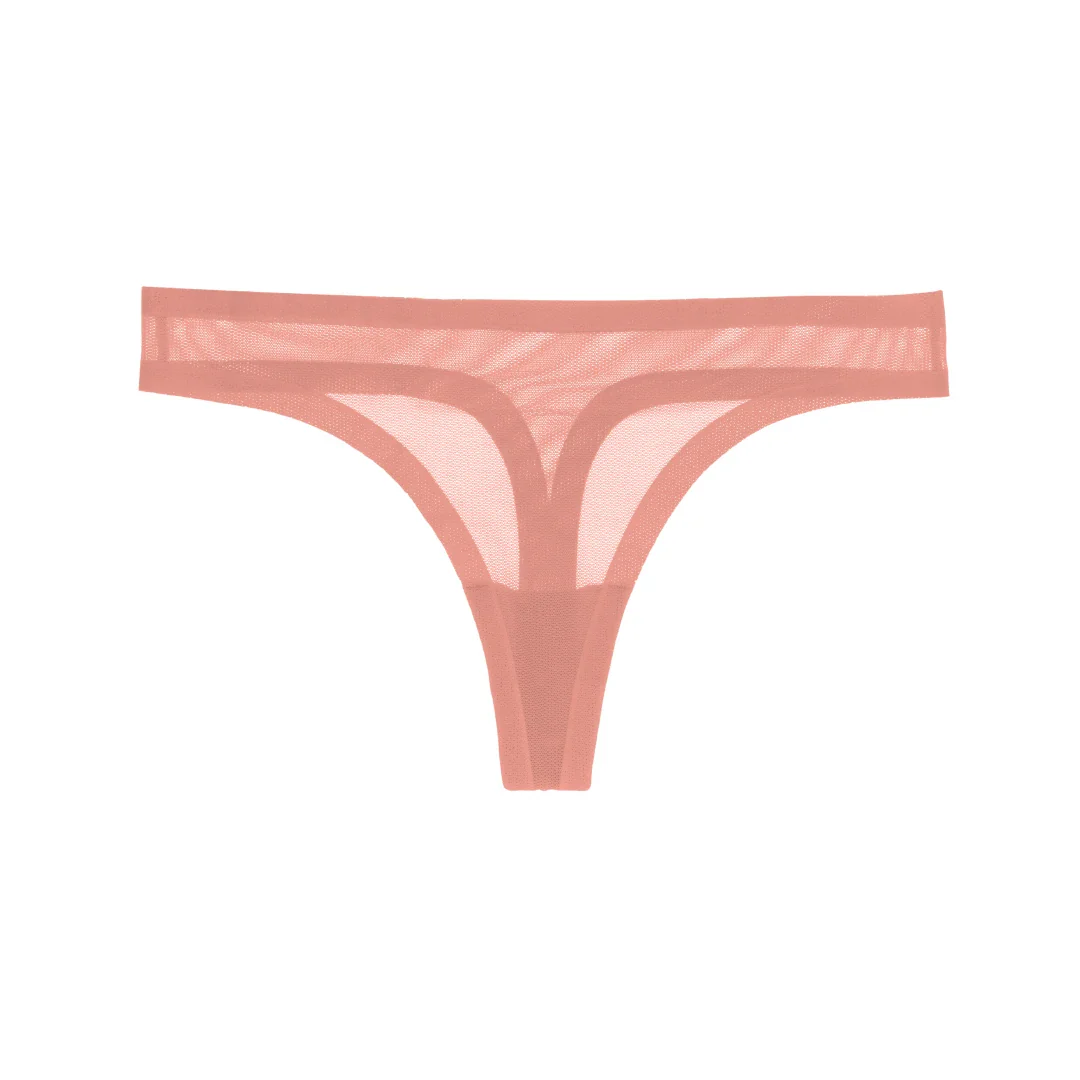 Dusty Rose Sheer Thong - Image 6