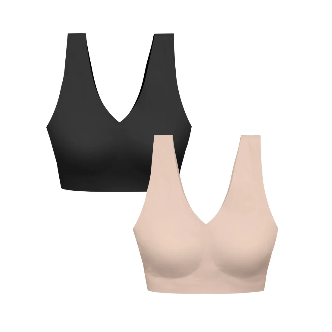 Evening Sand and Black Wireless Bralette Bundle - Image 6