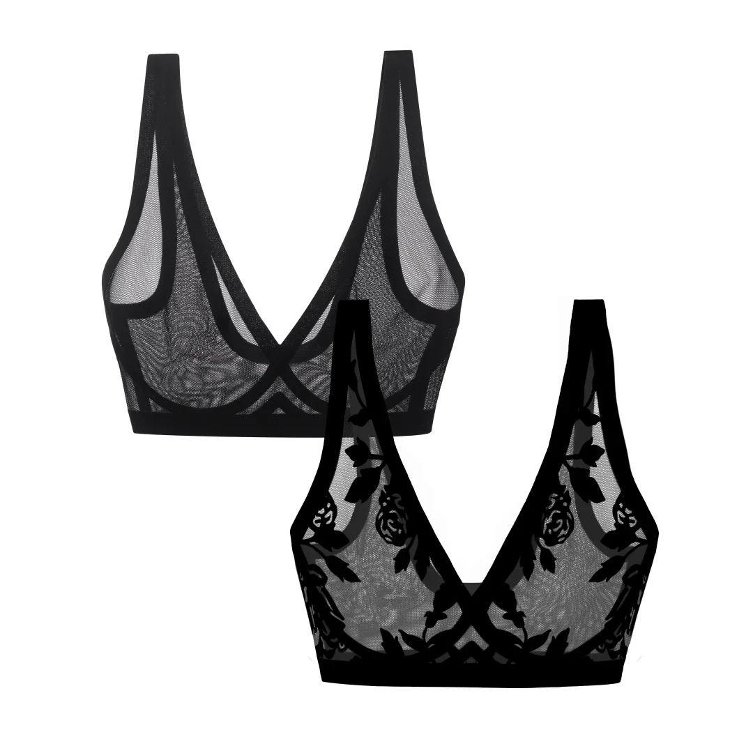 Madam Royale and Black Sheer Bralette Bundle - Image 6