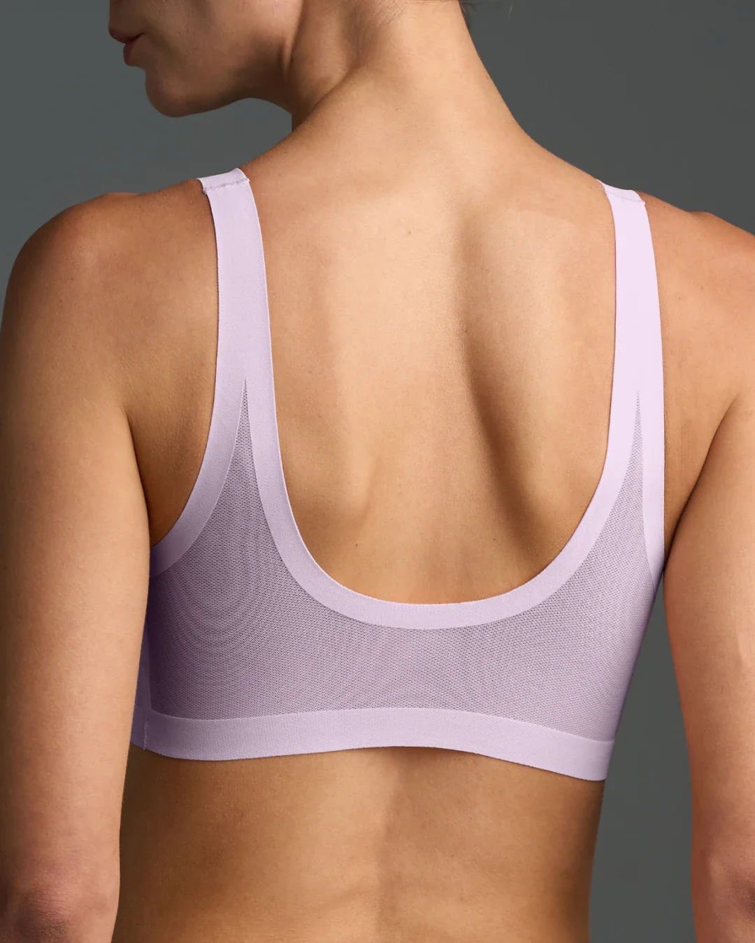 Pastel Lilac Sheer Bralette - Image 3