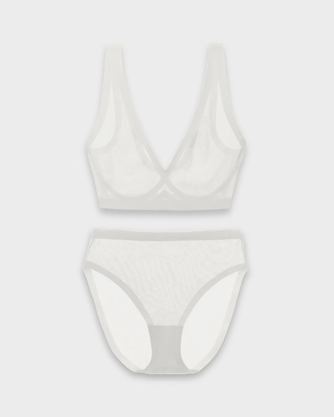Pearl Sheer Bralette and High-Cut Set - Image 2